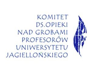 Logo komitetu: pełna nazwa granatowymi drukowanymi literami, po prawej podłużny, niewyraźny liść.